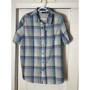 Pure Country Fishing Hiking vented short sleeve button up Large casual